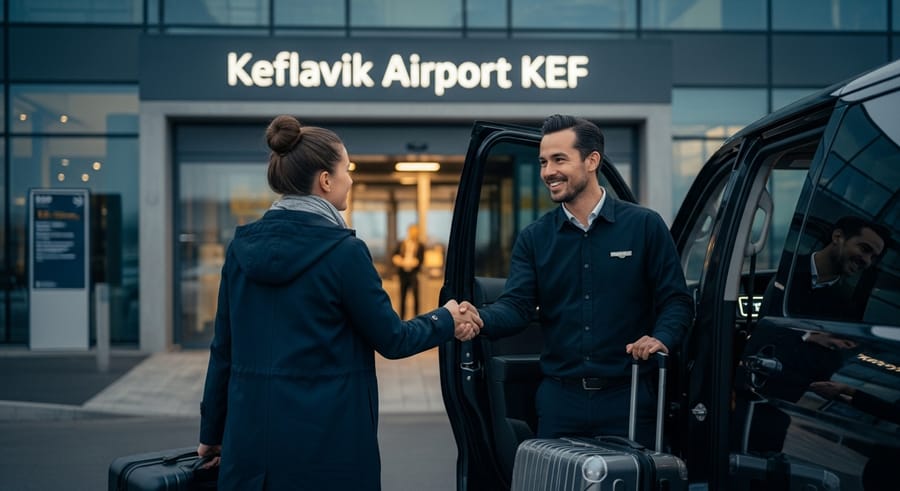 Keflavik Airport Private Taxi to Reykjavik