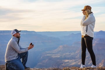 Private Engagement Photo Shoot at the Grand Canyon
