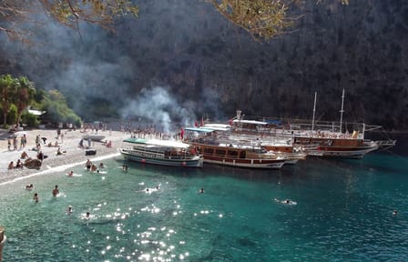 Butterfly Valley Boat Tour with Lunch from Fethiye