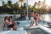 Dive into adventure during your Spring Break Party in Punta Cana! This Private Catamaran tour includes an exclusive snorkel stop in Caribbean water to explore amazing marine life before party ramps up
