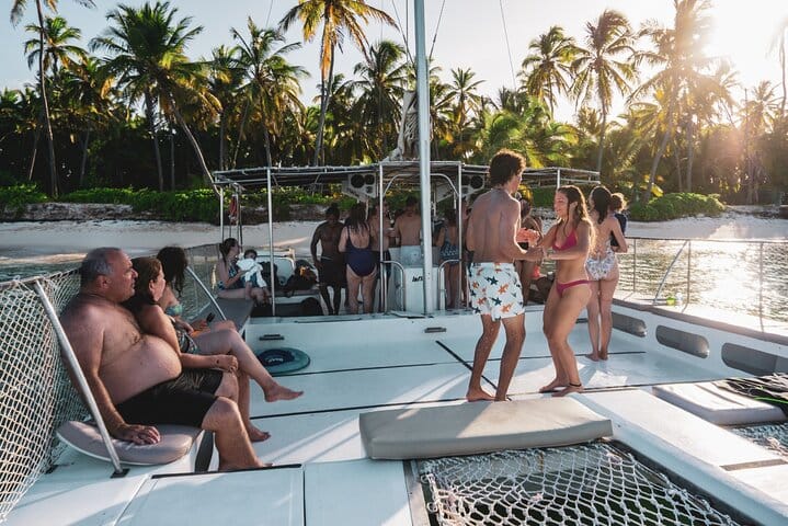 Dive into adventure during your Spring Break Party in Punta Cana! This Private Catamaran tour includes an exclusive snorkel stop in Caribbean water to explore amazing marine life before party ramps up