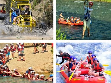 Rafting, Buggy Safari, and Zipline Adventure in Manavgat