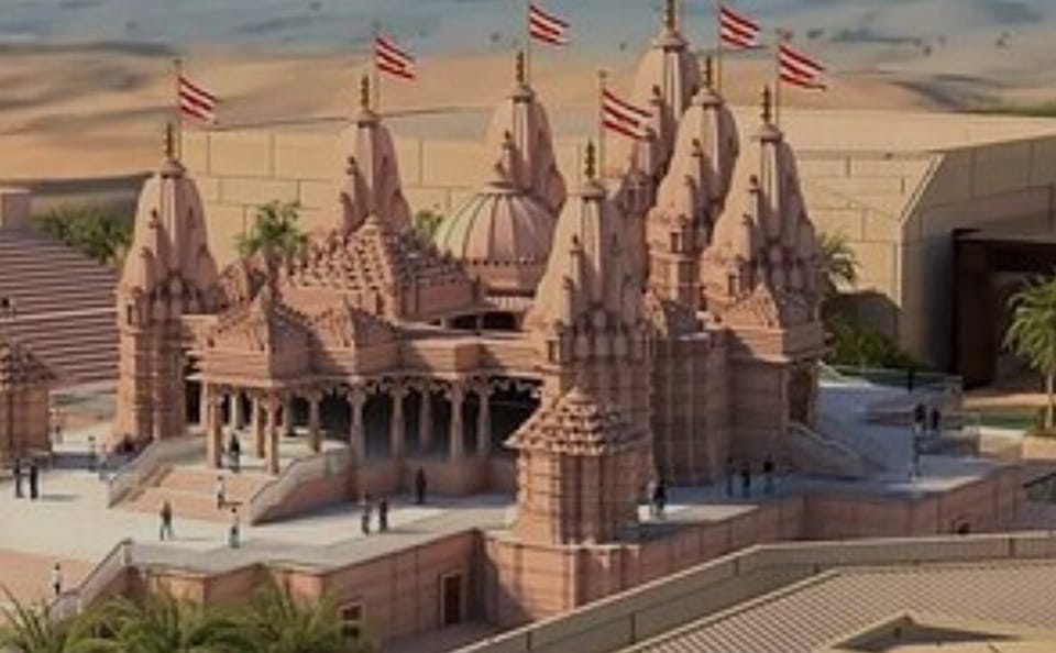 Private Abu Dhabi City Tour: Grand Mosque and Hindu Mandir