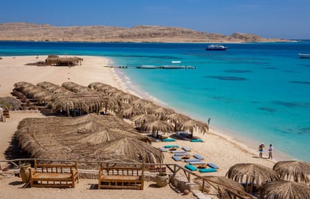 Orange Bay Island Day Trip from Hurghada City Center