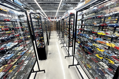 Goldvarg Collection Scale Model Car Experience. More than 22,000 cars!