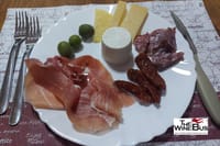 Antipasto for wine tasting
