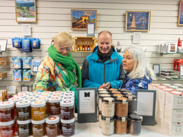 Our fun-loving Guides will entertain you and share stories about the local products you will find during your Shopping & Sightseeing Tour