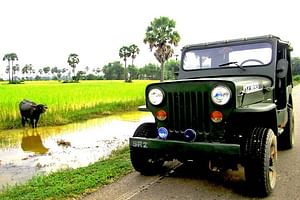 Private Siem Reap Countryside Full-Day Jeep Cycling and Boat Tour