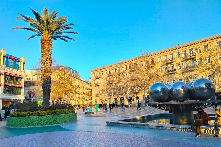 Baku city tour-Baku Crystal Hall-Carpet Museum Baku-fountain square-tarqovi