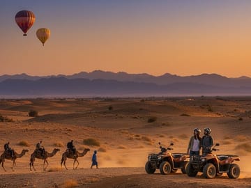 Marrakech Hot Air Balloon Sunrise & Agafay Desert Dinner