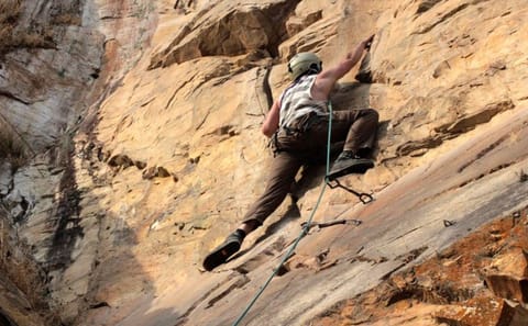 Rock Climbing Adventure in Nagarjun, Nepal
