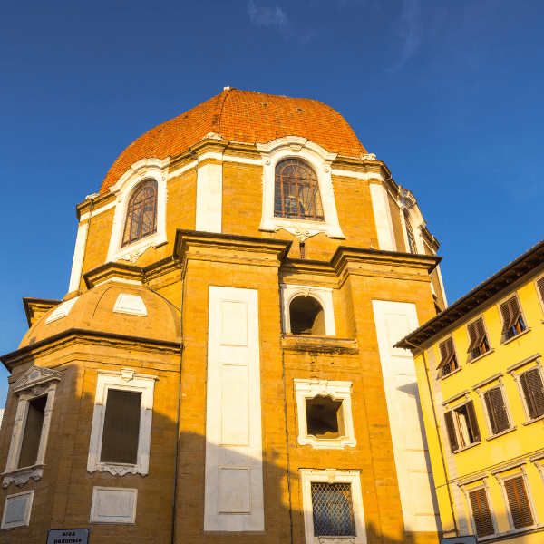 Exterior view of the Medici Chapels