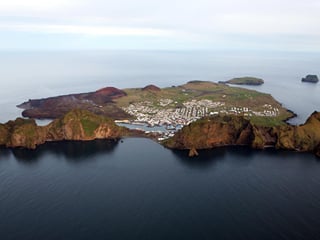 Vestmannaeyjar (Westman Islands) near the South Coast of Iceland