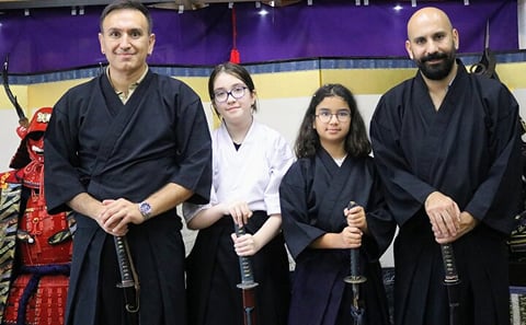 Trial slashing in Bushido with Samurai Sword real sharpnes