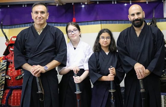 Trial slashing in Bushido with Samurai Sword real sharpnes