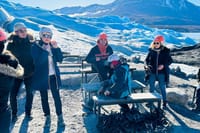 We will provide you with the necessary equipment for this activity. Crampons and helmets.