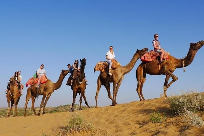 Camel Riding By Guest in Osian Desert.