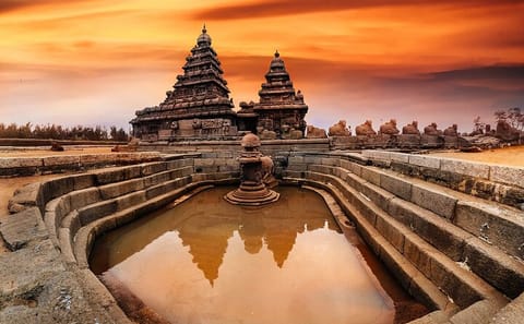 Cultural Tour from Chennai to Pondicherry with Kanchipuram and Mahabalipuram