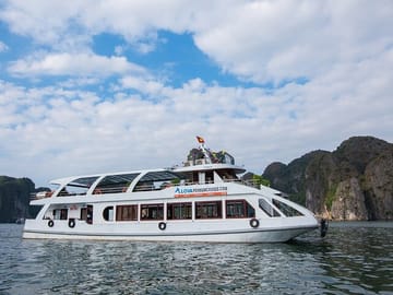Alova Premium Cruise Halong Day Tour with Buffet Lunch and Cave