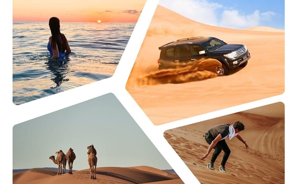 Safari Adventure with Sand Boarding and Camel Ride in Doha