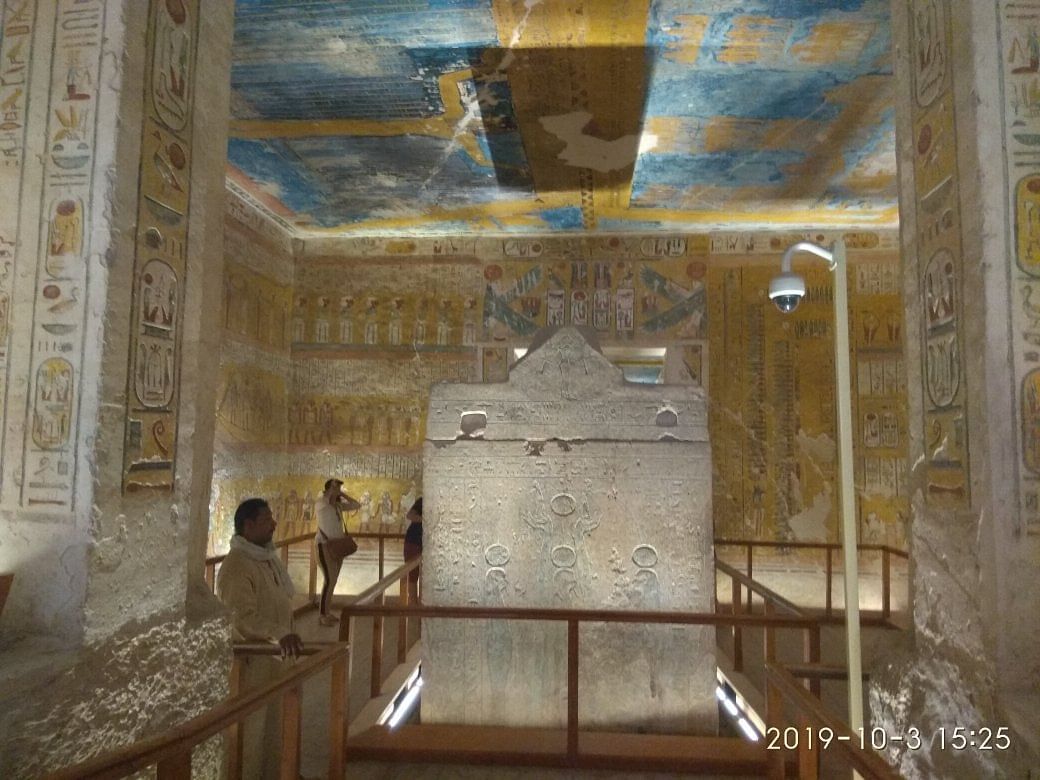 Tomb chamber, Valley of the Kings, Luxor, Egypt