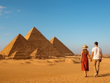 Giza Pyramids and Egyptian Museum Tour