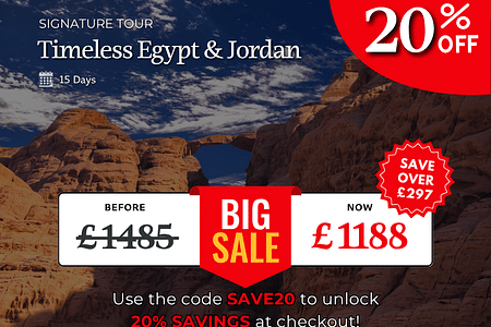 Timeless Egypt & Jordan: Explore Ancient Wonders & Desert Adventures