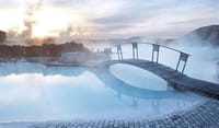 Turkish blue waters of the Blue Lagoon Iceland