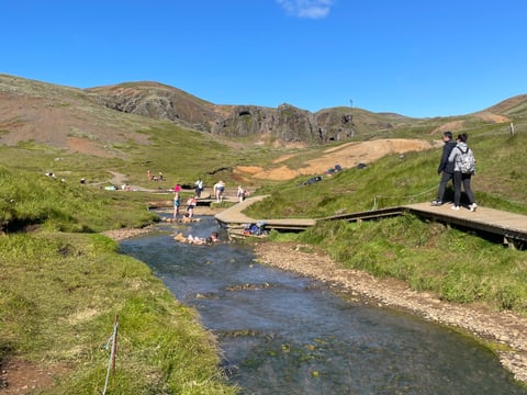 Reykjadalur Hot Spring hike - Private Tour