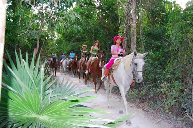 Ziplining and Horseback Riding Experience from Cancun and Playa del Carmen 6