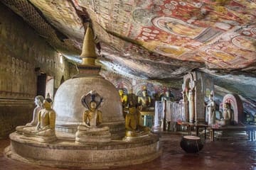 Dambulla Cave and Polonnaruwa Day Tour from Colombo