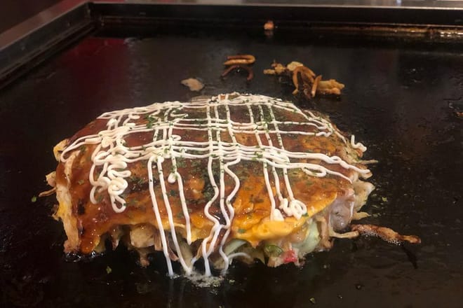 Harajuku food tour - Okonomiyaki