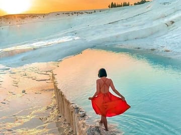 Pamukkale Day Trip from Kemer with Lunch and Transfers