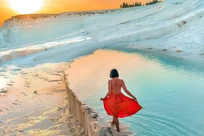 Pamukkale tour w. Entrance, Lunch & Transfer from Kemer