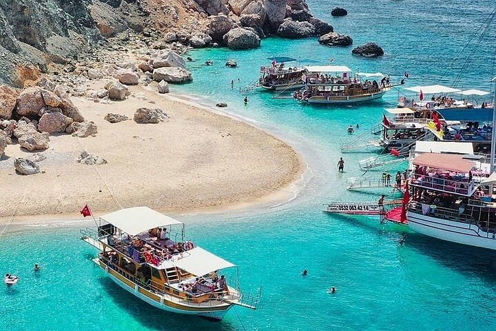 Suluada Boat Tour: Snorkeling, Beach Time & Lunch from Antalya