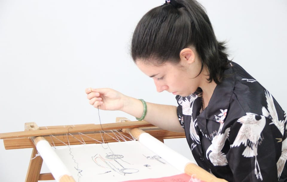 Shanghai Silk Embroidery Workshop with Expert Artisan