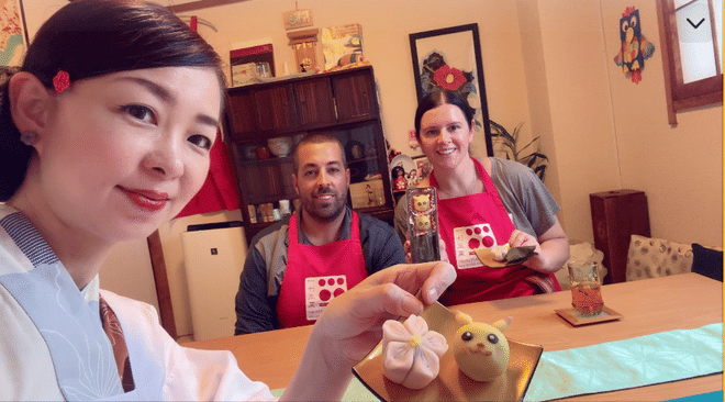 WAGASHI Japanese Sweets Cooking Experience in Tokyo photo 2