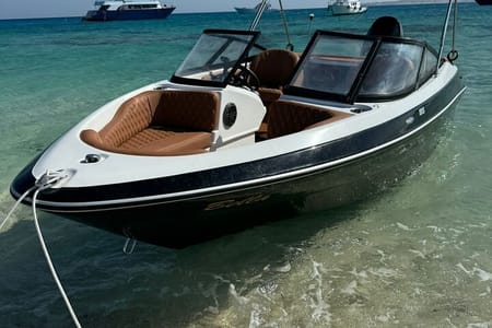 Private speed boat to Orange island or Dolphin House