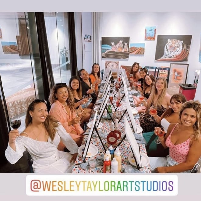Tuesday nights Paint and Sip Art Session 2 for 1 offer  photo 2