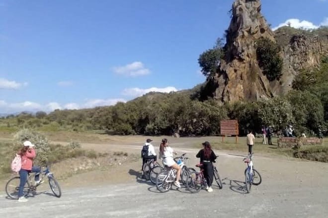 cycling with guests