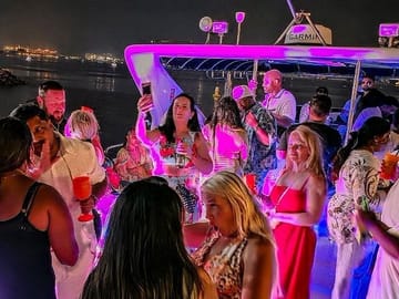 Super Yacht Party at Marina Walk in Dubai's Nightlife