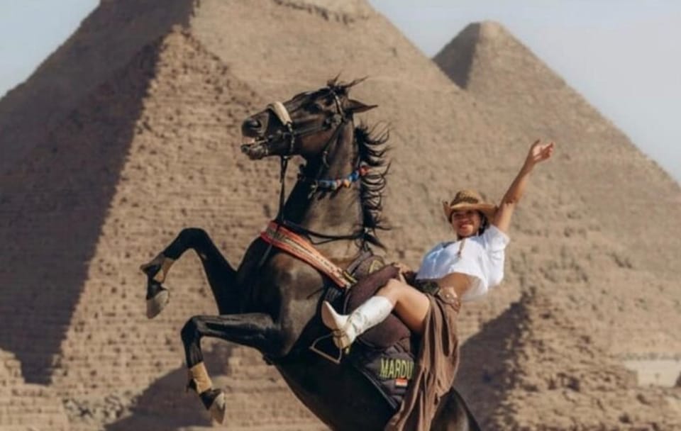 Half-Day Pyramids Tour with Horse Jump Photo & 9-Pyramids View
