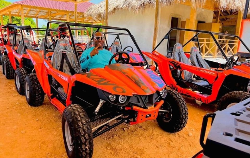 Bavaro ATV and Dune Buggy Adventure with Cave Swim and Tasting