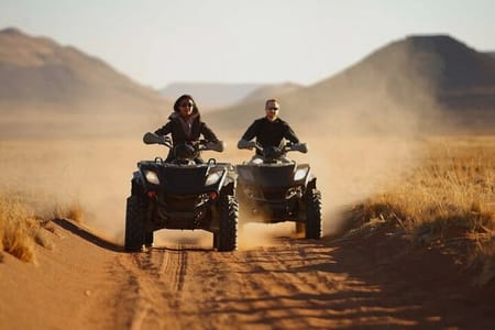 Marrakech: Sunset Agafay Desert Tour Quad, Camel & Dinner Show