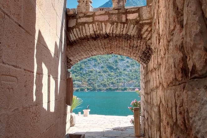 Small streets in Old city of Kotor