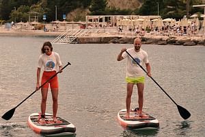 Rise & Paddle: Morning Stand Up Paddle and Snorkeling Split Tour