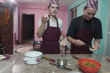 Nepali Cooking Class with Local Family in Kathmandu