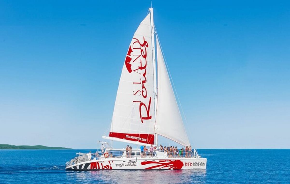 Catamaran Party Cruise and Snorkeling from Montego Bay