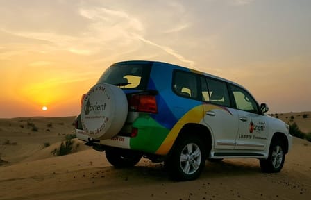 Classic Dubai Desert Safari with BBQ Dinner and Camp activities