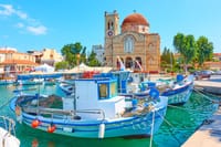 Aegina fishinfg boats